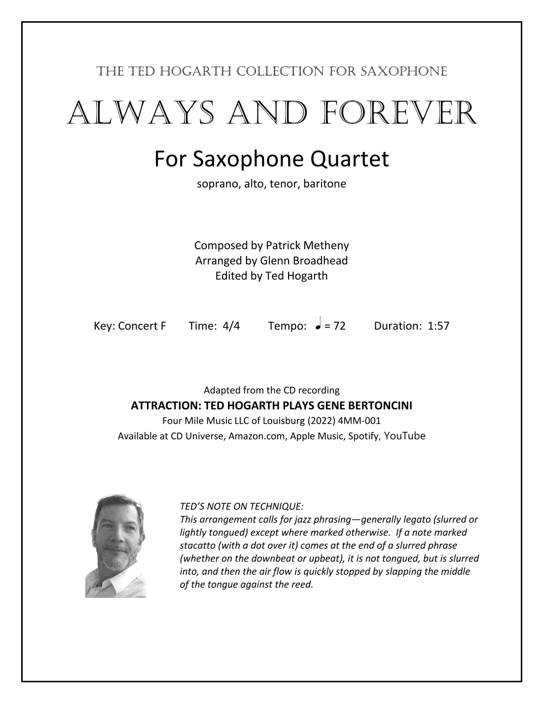 Always And Forever (arr. Glenn Broadhead)