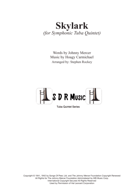 Skylark (arr. Stephen Rockey)