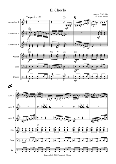 Viloldo: El Choclo, tango (Accordion Orchestra) (arr. Roar Kvam)