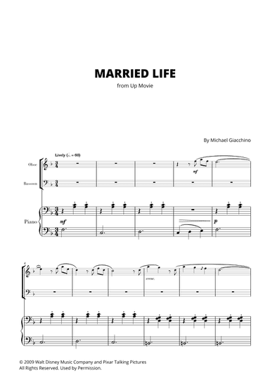 Married Life (arr. Cadenza Editions)