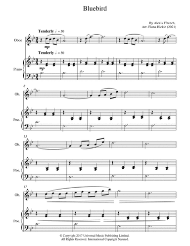 Bluebird (arr. Fiona Hickie)