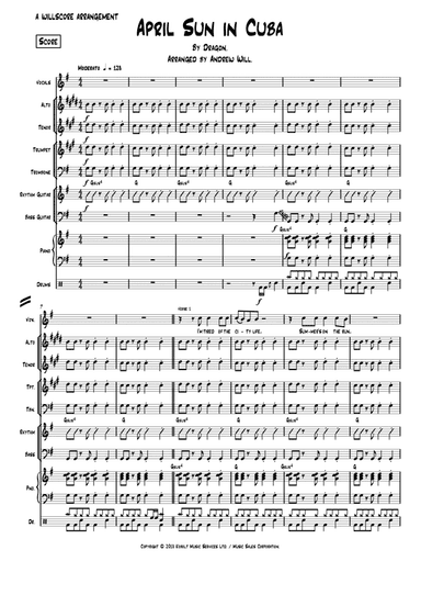 April Sun In Cuba (arr. Andrew Will)