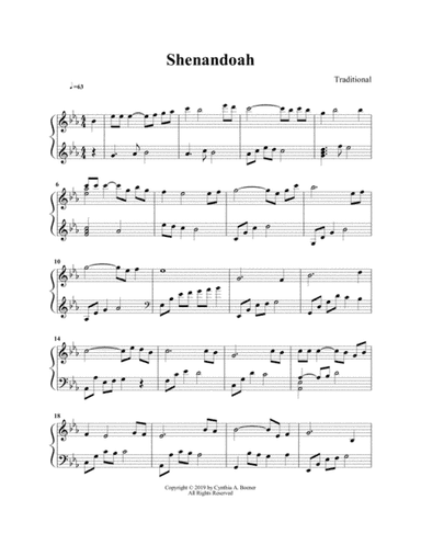 Shenandoah (arr. Cynthia A. Boener)