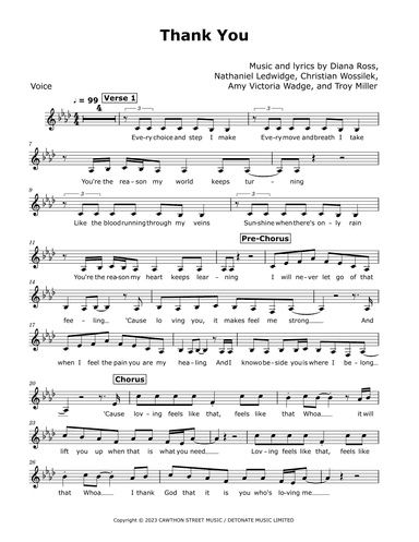 Thank You (arr. David Lartey)
