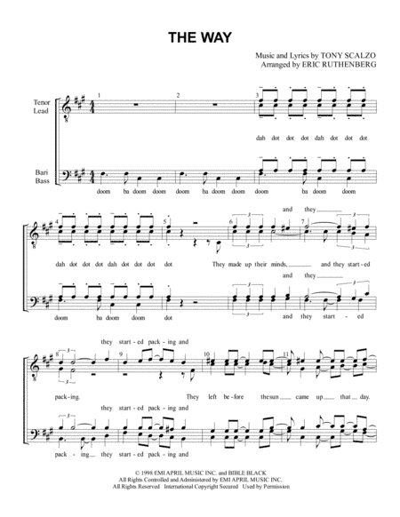 The Way (arr. Eric Ruthenberg)