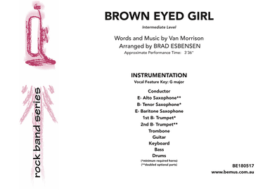 Brown Eyed Girl (arr. Brad Esbensen)