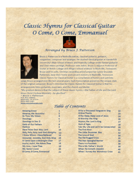 O Come, O Come, Emmanuel (arr. Bruce J. Patterson)