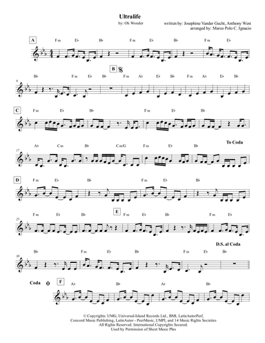 Ultralife (arr. Marco Polo C. Ignacio)
