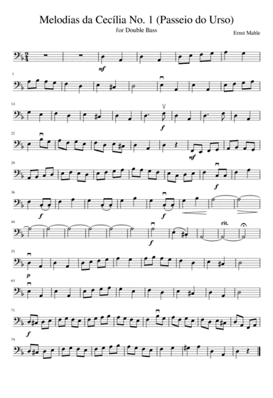 Melodias da Cecília No. 1 (Passeio do Urso) (arr. Yuri Braga)