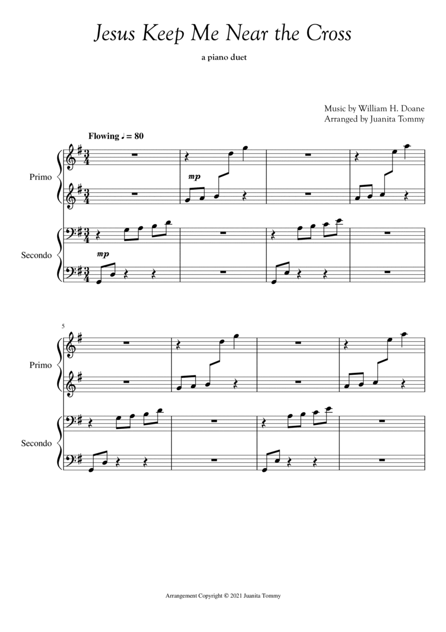 Jesus Keeps Me Near the Cross (arr. Juanita Tommy)