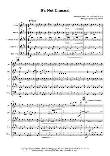 It's Not Unusual (arr. Kayleigh Huelin)
