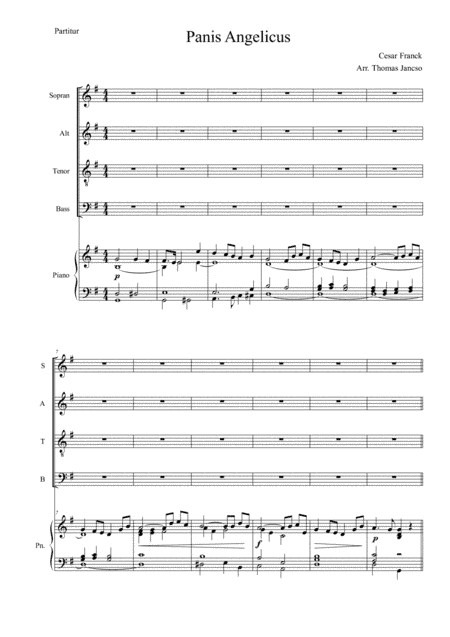 Panis Angelicus Choir & Piano (arr. Thomas Jancso)