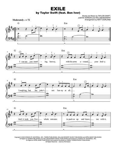 Exile (arr. Matt Dorland)