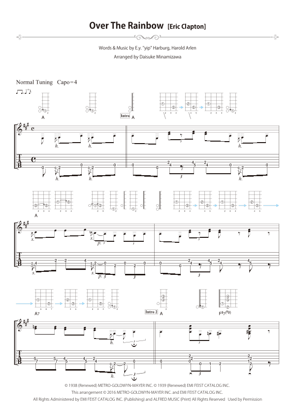 Over The Rainbow (arr. Daisuke Minamizawa)