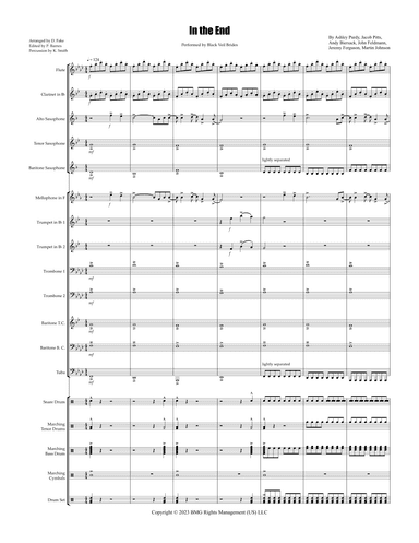 In The End (arr. Daniel Fake)