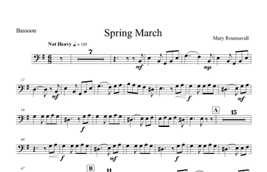 Spring March: BASSOON PART
