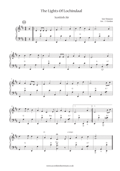 The Lights Of Lochindaal (arr. Julia Gordon)