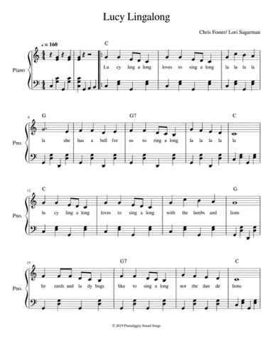 Lucy Lingalong - Piano/Vocal/Guitar