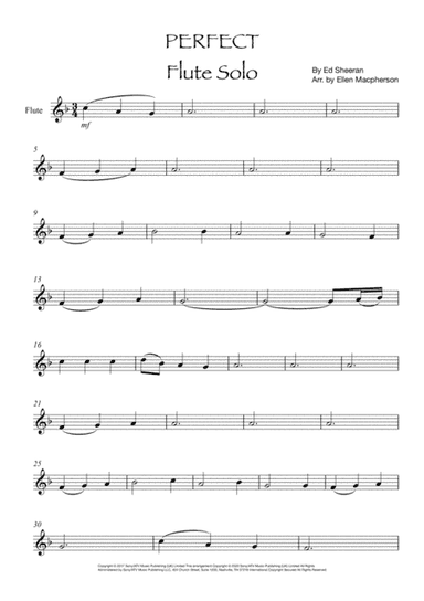 Perfect (arr. Ellen Macpherson)