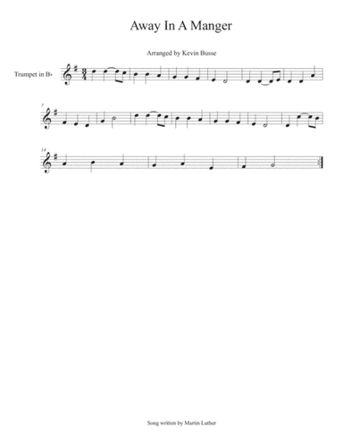 Away In A Manger - Trumpet (arr. Kevin Busse)