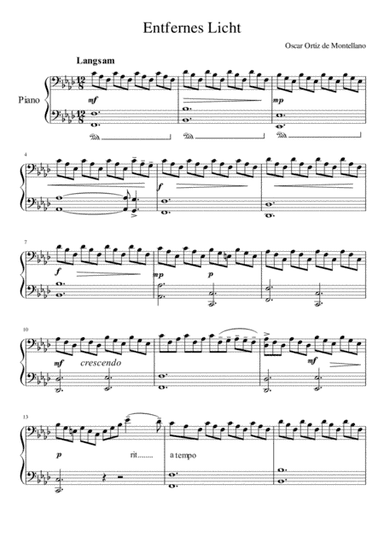 Luz lejana (Entfernes Licht/Distant Light)