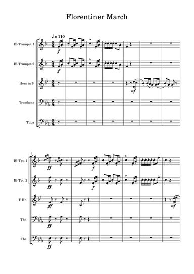 Florentiner March (arr. Edward Fall)