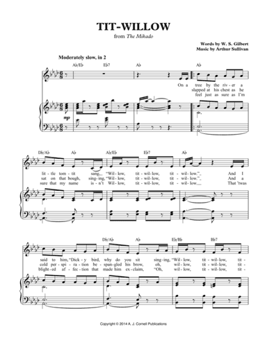 Tit-Willow (arr. Albert Wier)