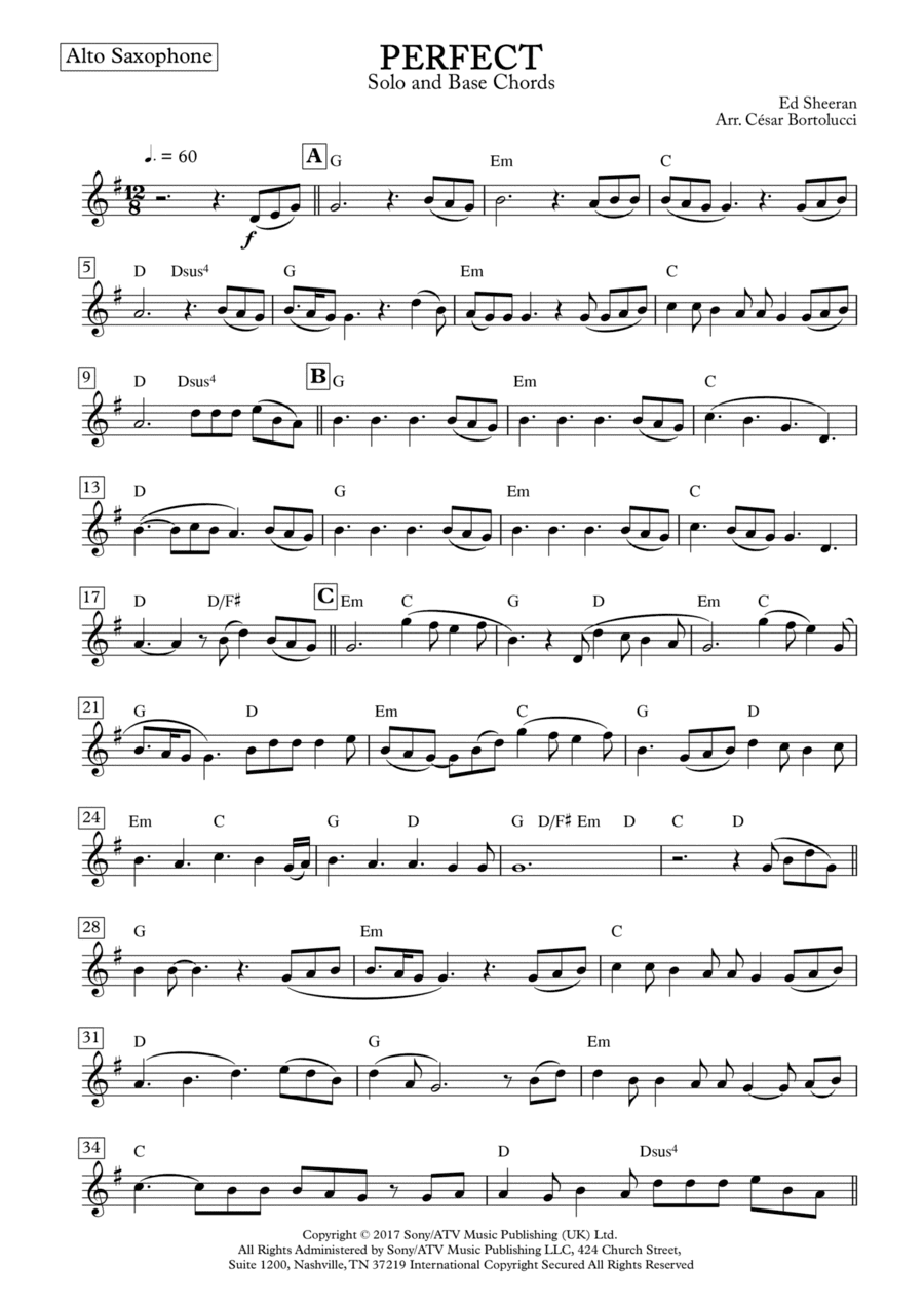 Perfect (arr. ACT Bortolucci)