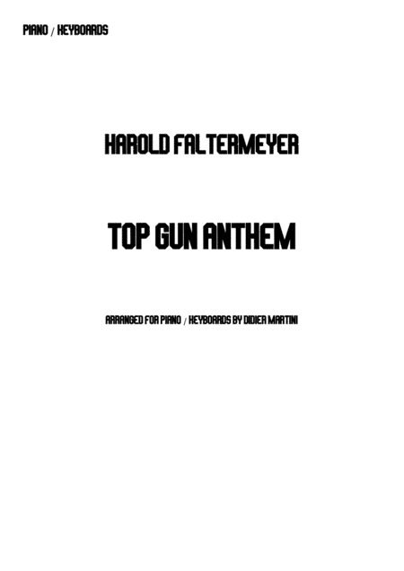 Top Gun Anthem (arr. Didier Martini)
