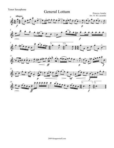 General Lottum (arr. Nick Lacanski)