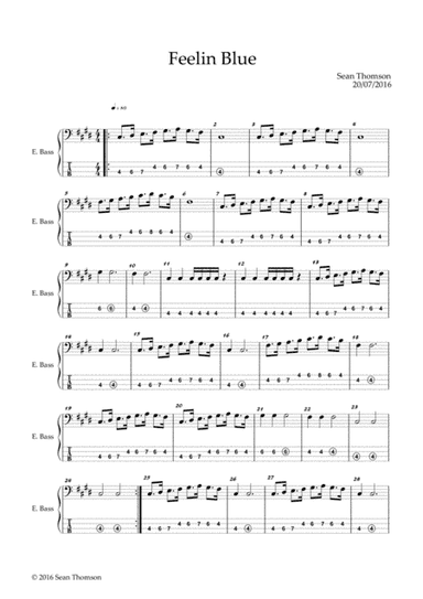 Feelin Blue (Bass Guitar)