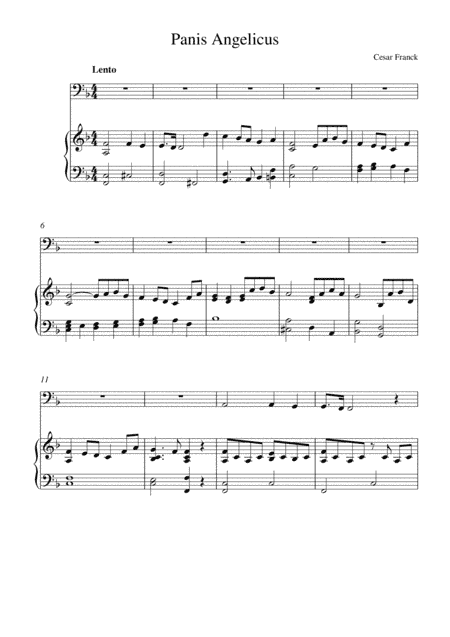 Panis Angelicus (arr. Kaiserin Rebecca)