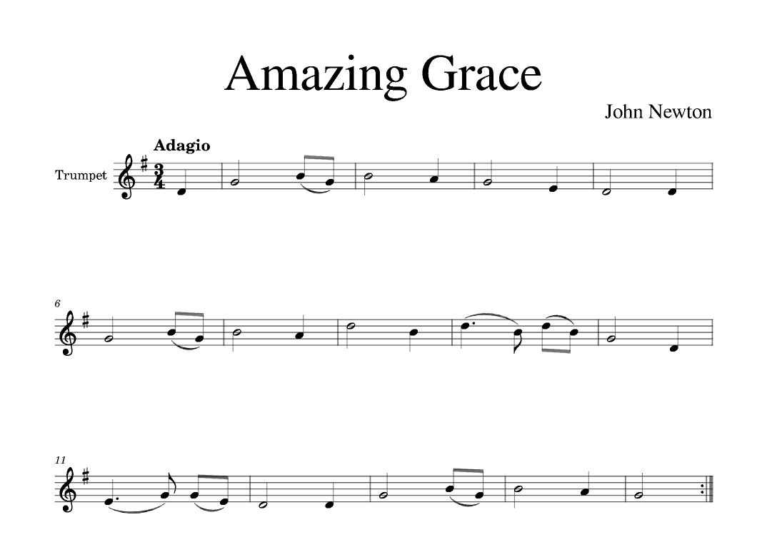 Amazing Grace (arr. Golden Skull Editions)