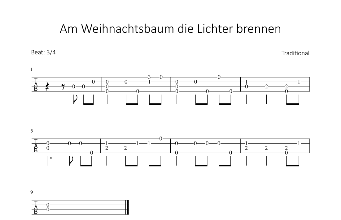 Am Weihnachtsbaum die Lichter brennen (arr. Bettina Schipp)