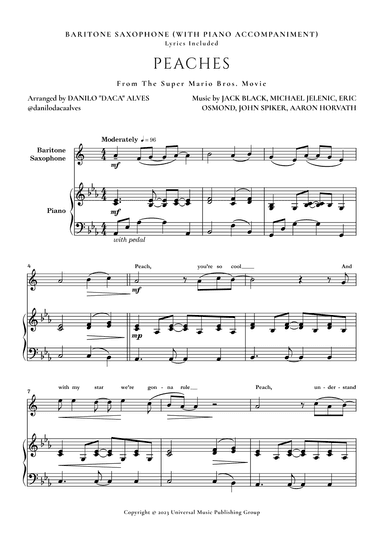 Peaches (arr. Danilo "Daca" Alves)