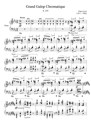 Grand Galop Chromatique (arr. Zachary Corbett)