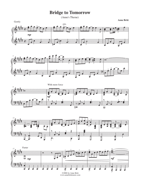 Bridge to Tomorrow (Anne's Theme)