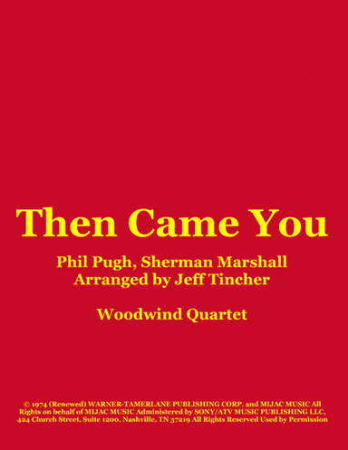 Then Came You (arr. Jeff Tincher)