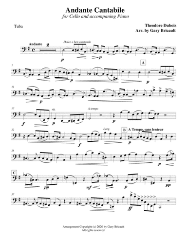Andante Cantabile (arr. Gary Bricault)