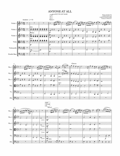 Anyone At All (arr. Michael M)