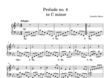 Prelude no. 4 in C minor