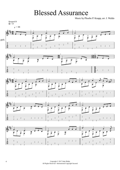 Blessed Assurance (arr. John Waldo)