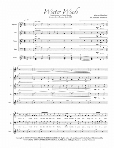 Winter Winds (arr. Jennifer McMillan)