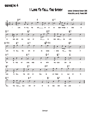 I Love To Tell the Story (arr. Matt Kendrick)