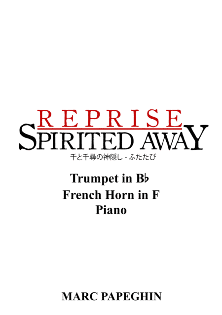 Reprise (arr. Marc Papeghin)