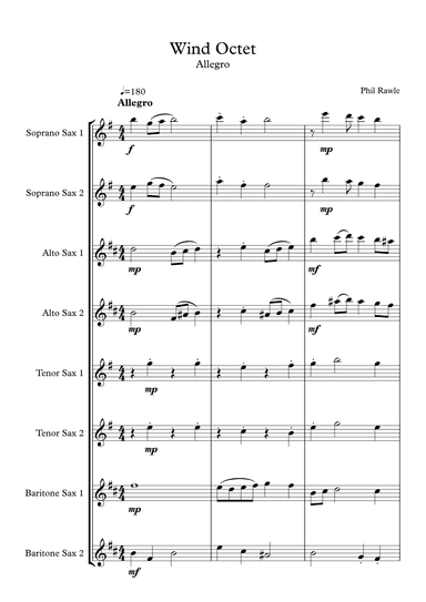Saxophone Octet