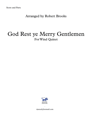 God Rest ye Merry Gentlemen (arr. Robert Brooks)