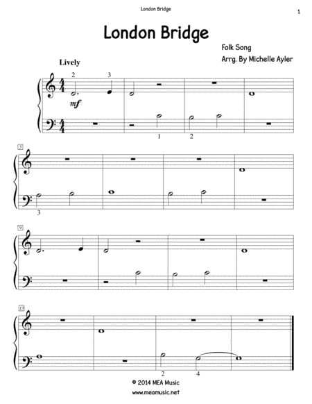 London Bridge (arr. Michelle Ayler)
