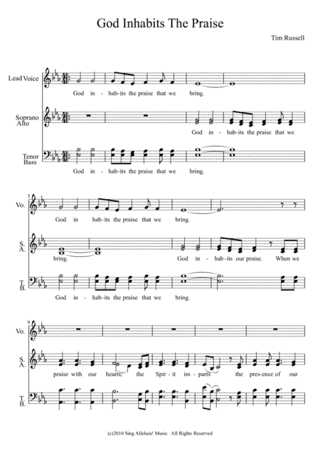 God Inhabits The Praise