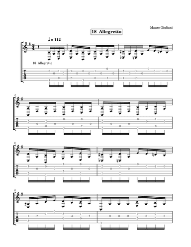 18 Allegretto (arr. Tracy Dean McCallum)
